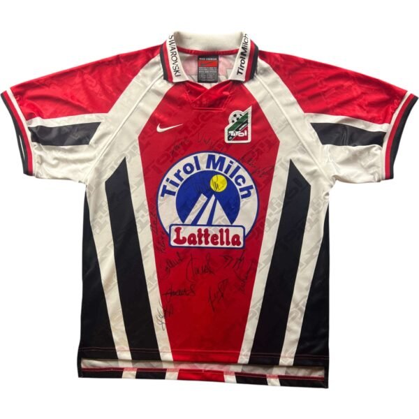 Tirol Innsbruck 1996-98 Nike hazai #20 *Aláírt* foci mez XL-es