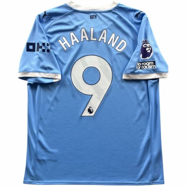 Manchester City 2025-26 Puma hazai Erling Haaland foci mez L-es