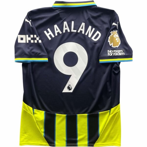 Manchester City 2024-25 Puma vendég Erling Haaland foci mez M-es