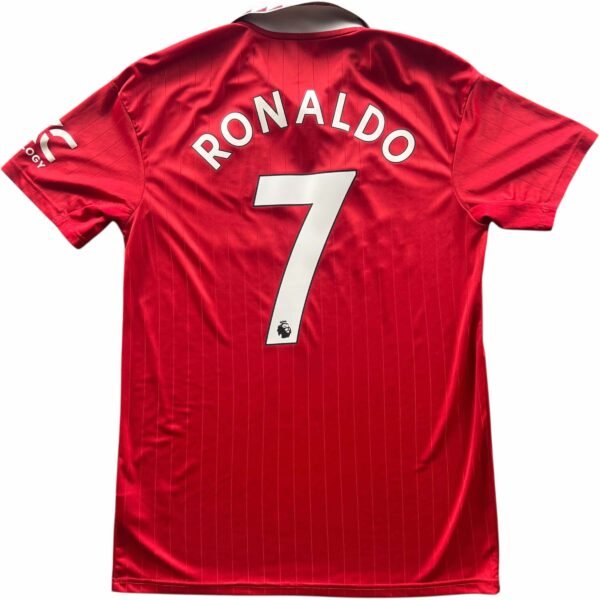 Manchester United 2022-23 Adidas hazai Cristiano Ronaldo foci mez M-es