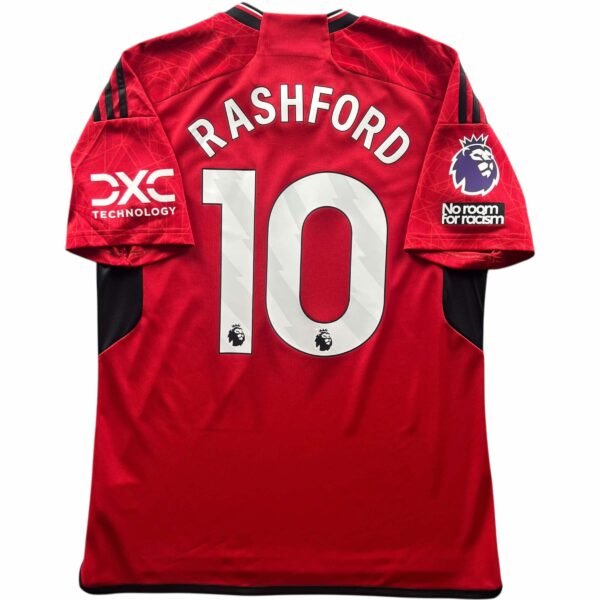 Manchester United 2023-24 Adidas hazai Marcus Rashford *Új* foci mez L-es