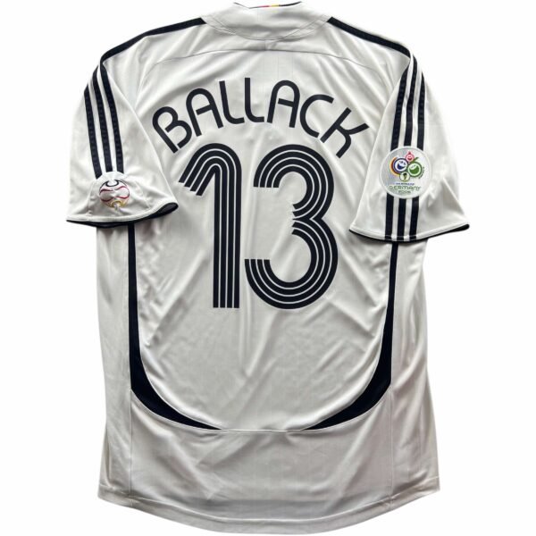 Németország Német válogatott 2006-08 Adidas hazai Michael Ballack foci mez M-es