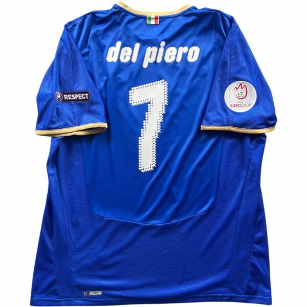 Olaszország Olasz válogatott 2008-09 Puma hazai Alessandro Del Piero foci mez XL-es