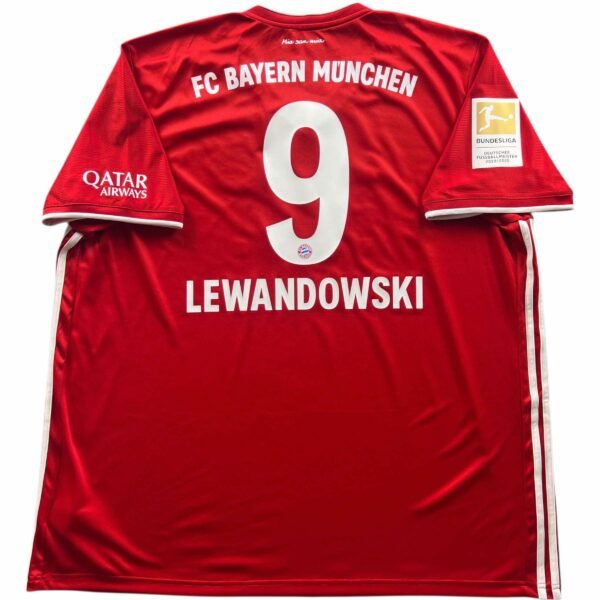 Bayern München 2020-21 Adidas hazai Robert Lewandowski foci mez 3XL-es