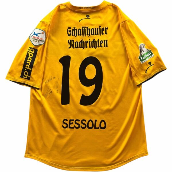 Schaffhausen 2017-18 Gepard hazai Helios Sessolo *Aláírt* foci mez S-es