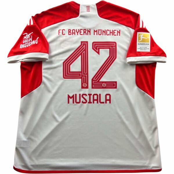 Bayern München 2023-24 Adidas hazai Jamal Musiala *Új* foci mez 3XL-es