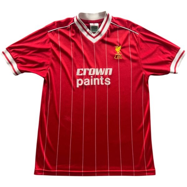 Liverpool 1982-85 Score Draw hazai retro foci mez M-es