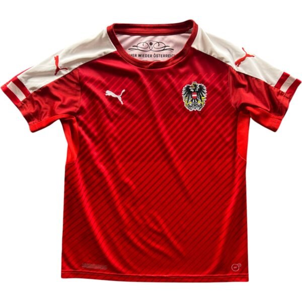 Ausztria Osztrák válogatott 2016-18 Puma hazai foci mez gyerek 152-es