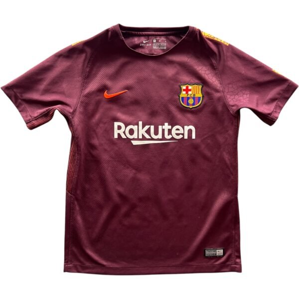 Barcelona 2017-18 Nike harmadik számú "Rhan #10" foci mez gyerek 137-147-es