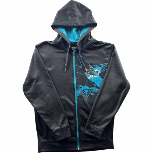 San Jose Sharks Majestic NHL kapucnis felső S-es