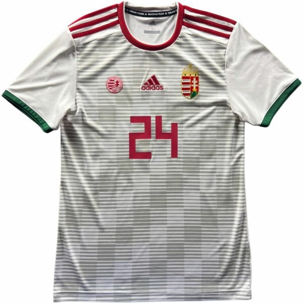 Magyarország Magyar válogatott 2018-20 Adidas vendég #24 foci mez S-es