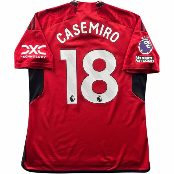 Manchester United 2023-24 Adidas hazai Casemiro foci mez L-es