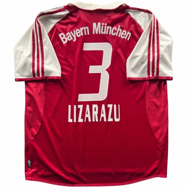Bayern München 2003-04 Adidas hazai Bixente Lizarazu foci mez XL-es