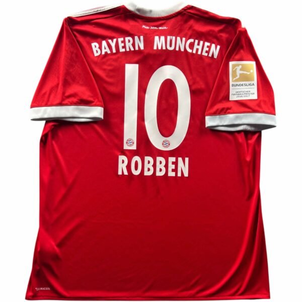 Bayern München 2017-18 Adidas hazai Arjen Robben foci mez XL-es
