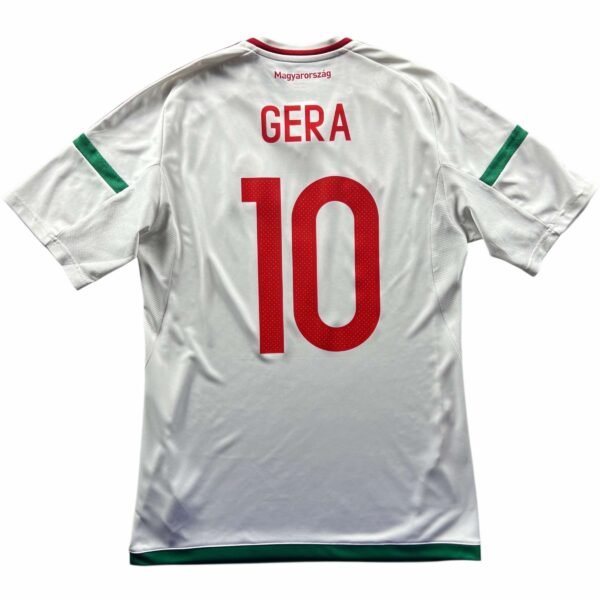 Magyarország Magyar válogatott 2016-18 Adidas vendég Gera Zoltán foci mez S-es
