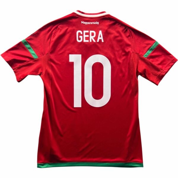 Magyarország Magyar válogatott 2016-18 Adidas hazai Gera Zoltán foci mez S-es