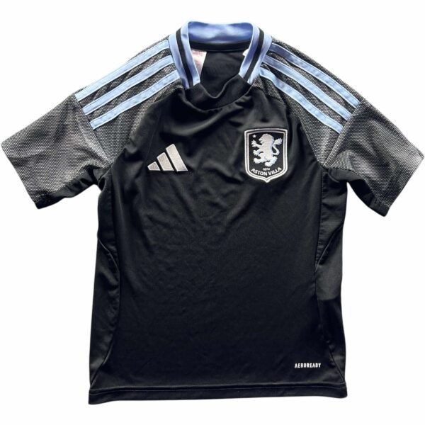 Aston Villa 2025-26 Adidas vendég foci mez gyerek 128-as