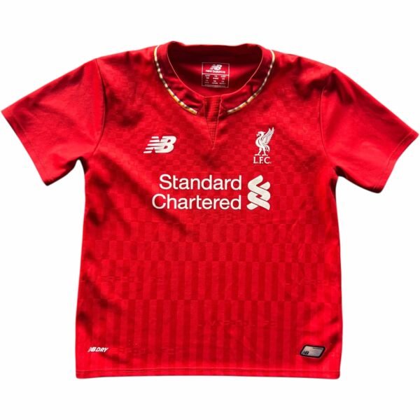 Liverpool 2015-16 New Balance hazai foci mez gyerek 110-es