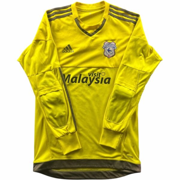 Cardiff City 2015-16 Adidas kapus foci mez S-es