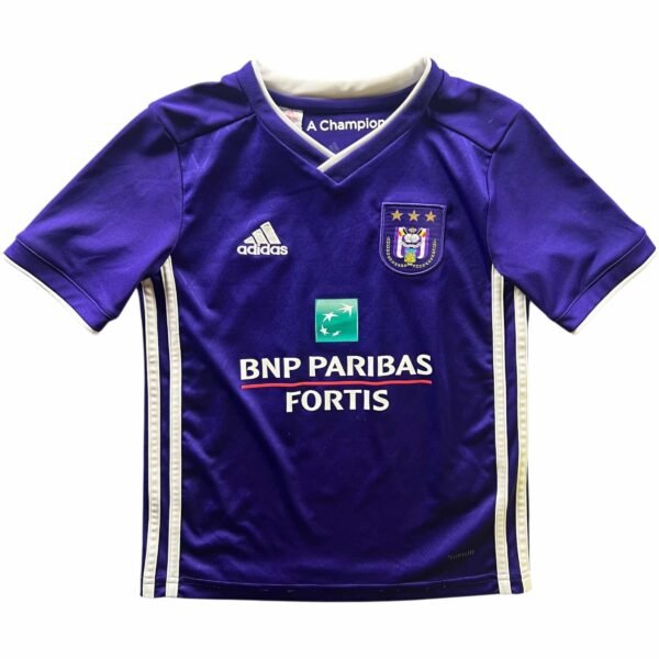 Anderlecht 2018-19 Adidas hazai "Kaat #10" foci mez gyerek 128-as