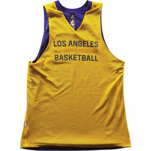 Los Angeles Lakers Adidas kifordítható NBA training mez S-es