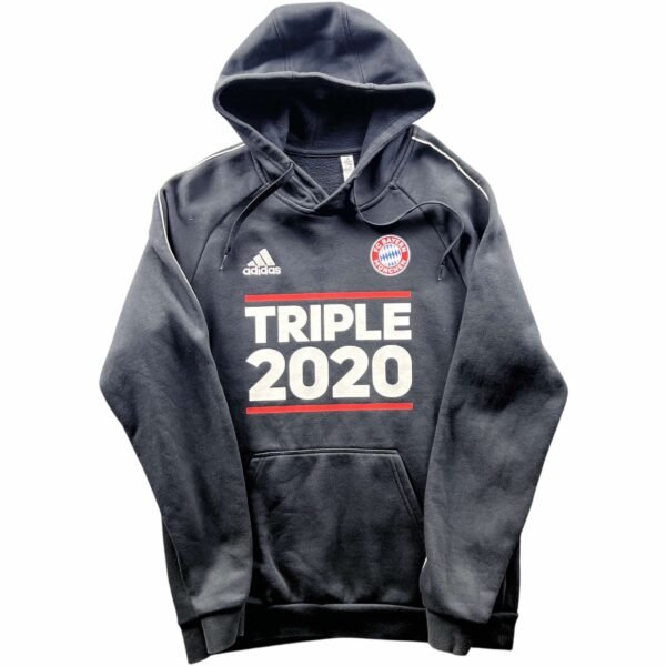 Bayern München 2019-20 Adidas kapucnis felső M-es
